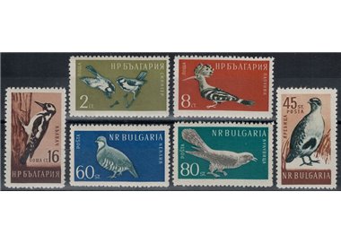 BULGARIA 1959 Fauna, uccelli 6v MNH**