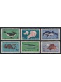 BULGARIA 1961 Fauna del Mar Nero 6v MNH**