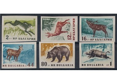 BULGARIA 1958 Fauna, forest animals 6v MNH**