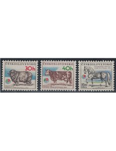 CZECHOSLOVAKIA 1976 Agricultural Exhibition 3v MNH**