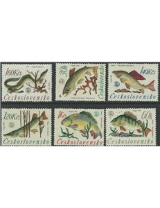 CZECHOSLOVAKIA 1966 World Fishing Championships 6v MNH**