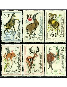 CZECHOSLOVAKIA 1963 Animals of the Tatra National Park 6v MNH**
