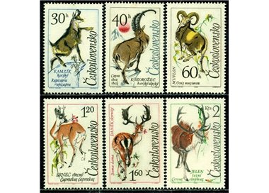 CZECHOSLOVAKIA 1963 Animals of the Tatra National Park 6v MNH**
