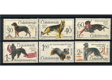 CZECHOSLOVAKIA 1965 Dog Show 6v MNH**