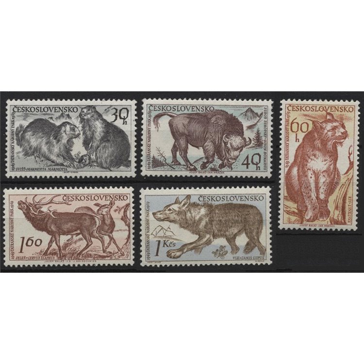 CZECHOSLOVAKIA 1959 Tatra National Park 5v MNH**