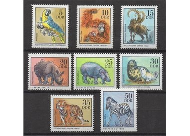 GERMANIA BRD 1975 Animali degli zoo tedeschi 8v MNH**
