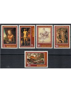 RUSSIA 1987 Quadri di pittori occidentali 5v MNH**