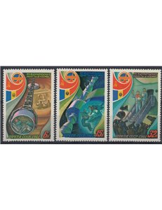RUSSIA 1981 Programma Intercosmos 3v MNH**