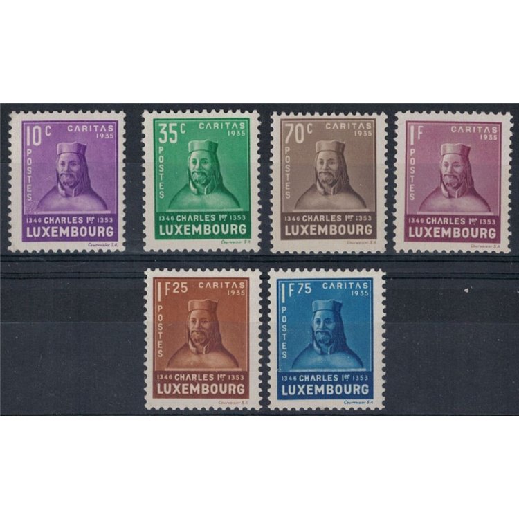 LUSSEMBURGO 1935 Caritas, pro infanzia 6v MNH**
