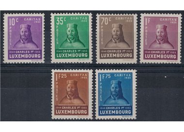 LUXEMBOURG 1935 Caritas, pro infanzia 6v MNH**