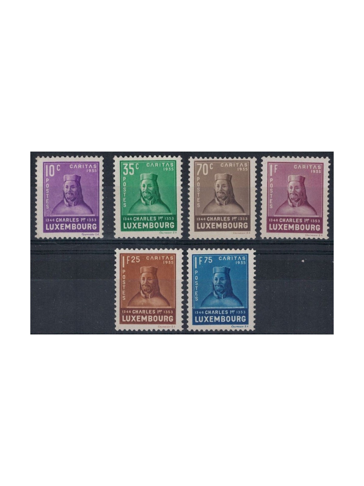 LUXEMBOURG 1935 Caritas, pro infanzia 6v MNH**