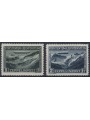 LIECHTENSTEIN 1931 Graf Zeppelin airship, airmail 2v MH*