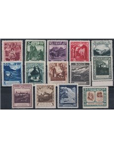 LIECHTENSTEIN 1930 Soggetti diversi 14v MH*