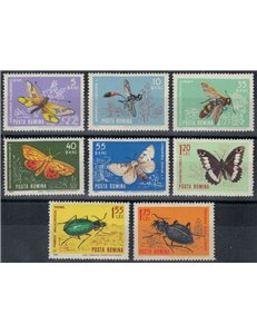 ROMANIA 1964 Various insects 8v MNH**