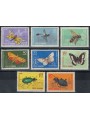 ROMANIA 1964 Insetti diversi 8v MNH**