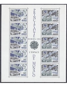MONACO 1991 Europe s/s MNH**