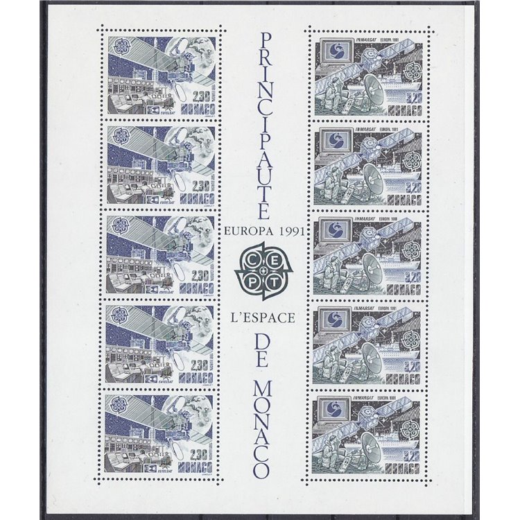 MONACO 1991 Europa BF MNH**