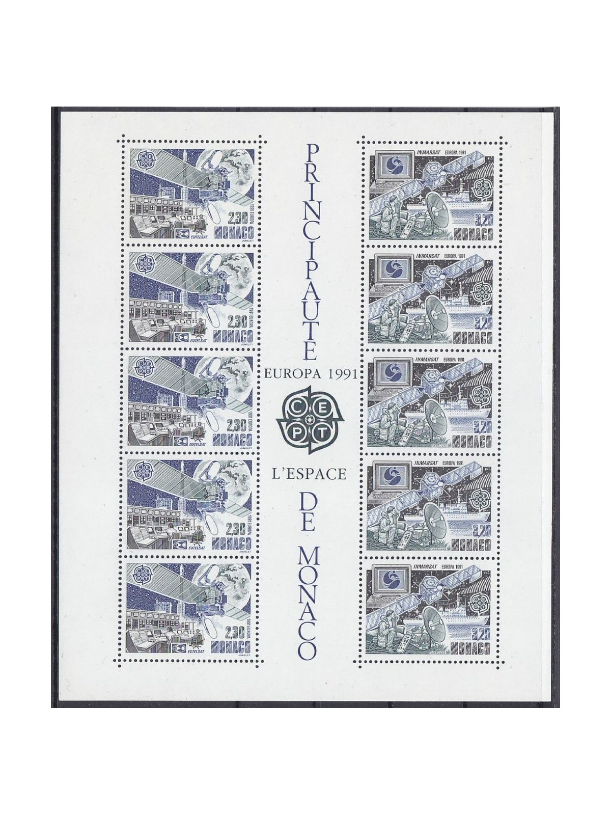 MONACO 1991 Europe s/s MNH**