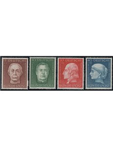GERMANY FRG 1954 Charity 4v MNH**