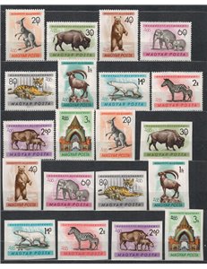 HUNGARY 1961 Budapest Zoological Garden 20v MNH**
