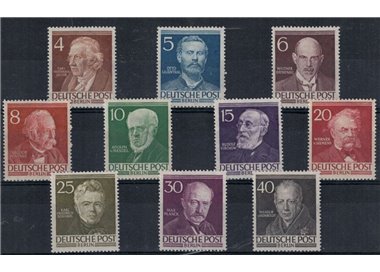 BERLIN 1952-53 Famous Berliners 10v MH*