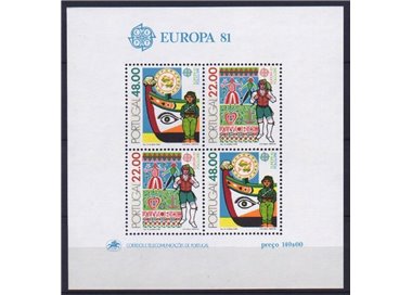 PORTOGALLO 1981 Europa BF MNH**