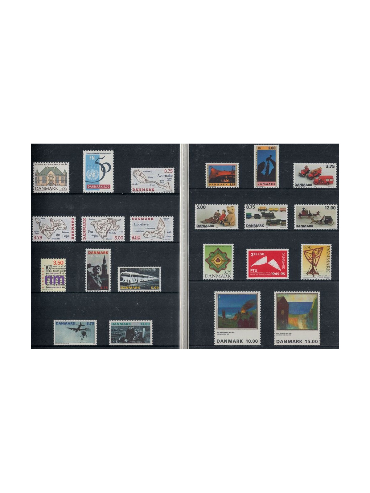 DANIMARCA 1995 Annata completa 22v MNH**