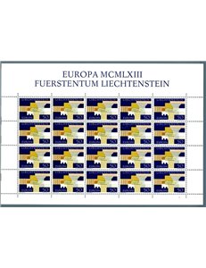 LIECHTENSTEIN 1963 Europa MF MNH**