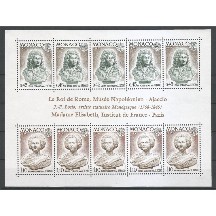 MONACO 1974 Europa BF MNH**