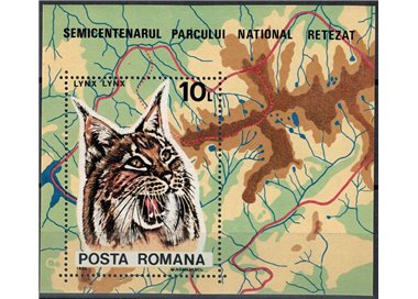 ROMANIA 1985 Retezat Nature Reserve 1 s/s MNH**