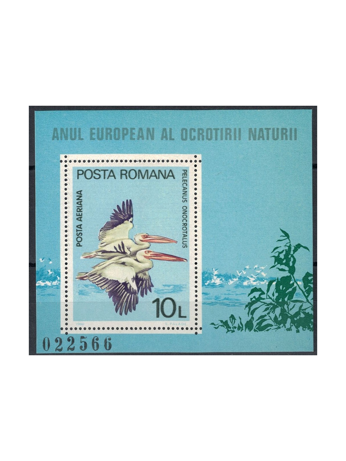 ROMANIA 1980 Nature Conservation 1 s/s MNH**