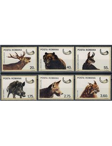 ROMANIA 1976 Game 6v MNH**