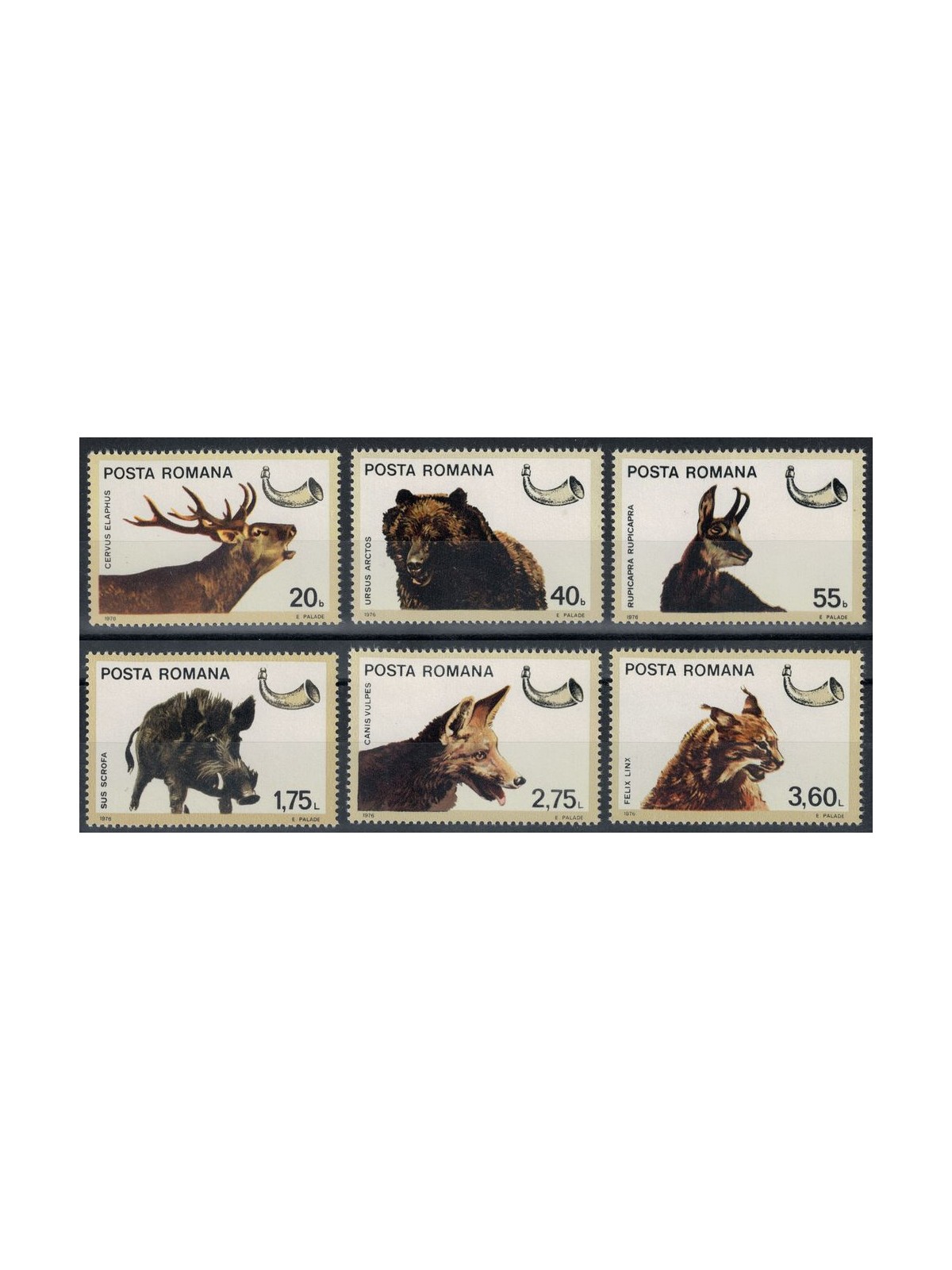 ROMANIA 1976 Game 6v MNH**