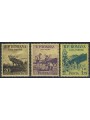 ROMANIA 1954 Forest Month 3v MH*