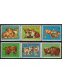 ROMANIA 1972 Cuccioli di animali selvatici 6v MNH**