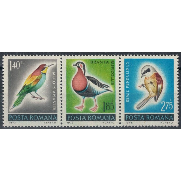 ROMANIA 1973 Nature Conservation 3v MNH**