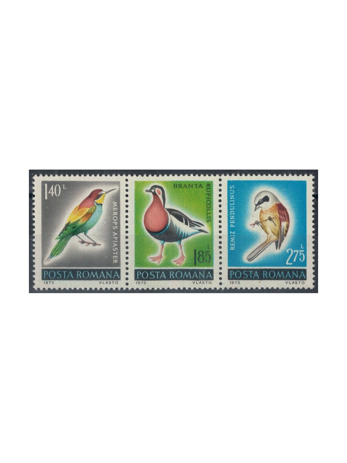 ROMANIA 1973 Conservazione della natura 3v MNH**