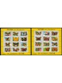 ROMANIA 1991 Butterflies 2 s/s MNH**