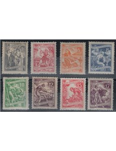 JUGOSLAVIA 1952-55 Attività industriali 8v MNH**