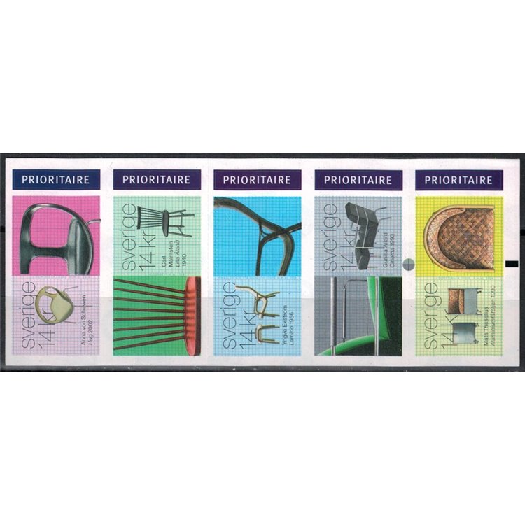 SVEZIA 2014 Design, sedie 1 LB MNH**