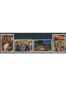 MALTA 2014 Christmas 4v MNH**