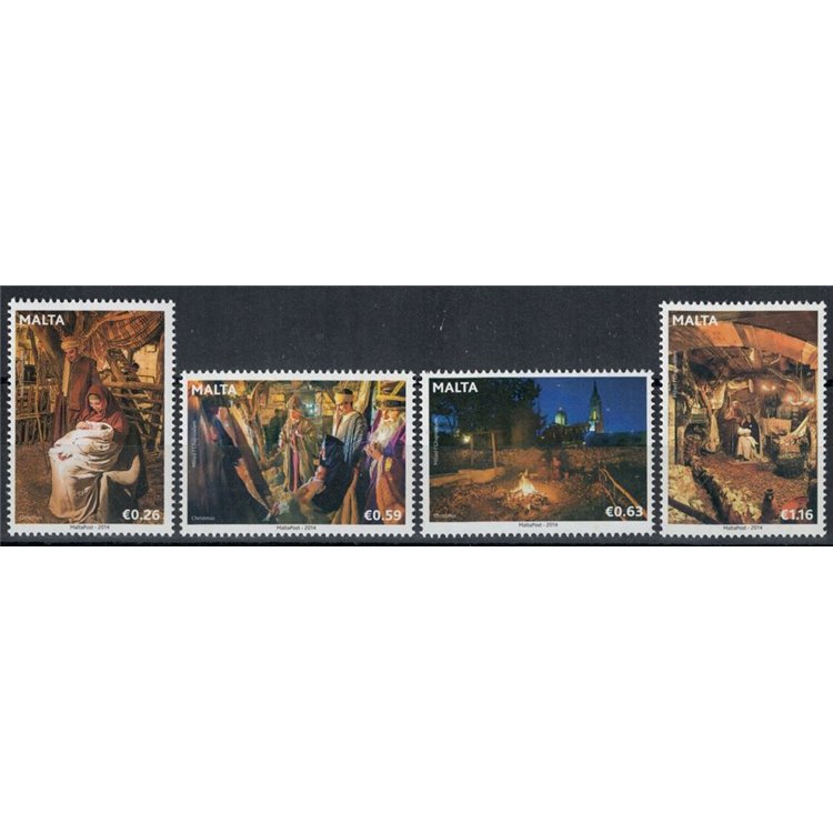 MALTA 2014 Christmas 4v MNH**