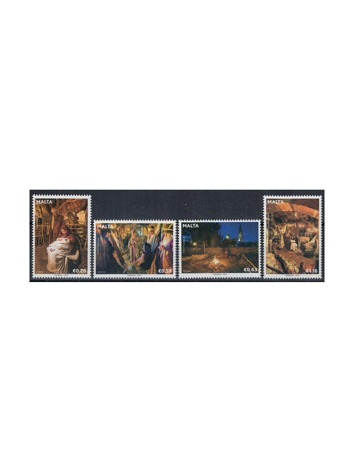 MALTA 2014 Christmas 4v MNH**
