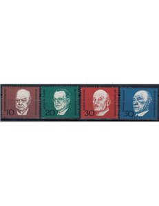 GERMANY BRD 1968 Konrad Adenauer 4v MNH**
