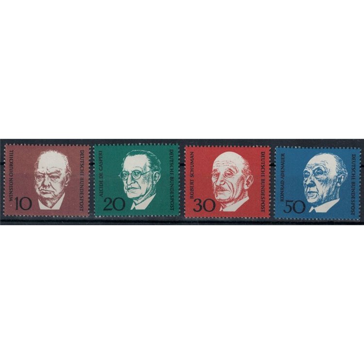 GERMANIA BRD 1968 Konrad Adenauer 4v MNH**