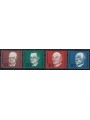 GERMANY BRD 1968 Konrad Adenauer 4v MNH**