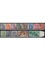 GERMANIA SARRE 1947 Serie ordinaria 13v MNH**