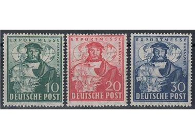 GERMANY BIZONA 1949 Hannover Fair 3v MH*