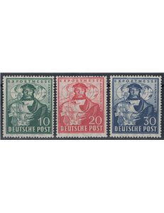 GERMANIA BIZONA 1949 Fiera di Hannover 3v MNH**