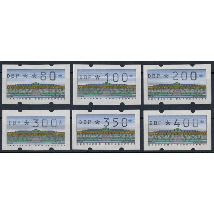 GERMANIA BRD 1993 Francobolli Automatici 6v MNH**